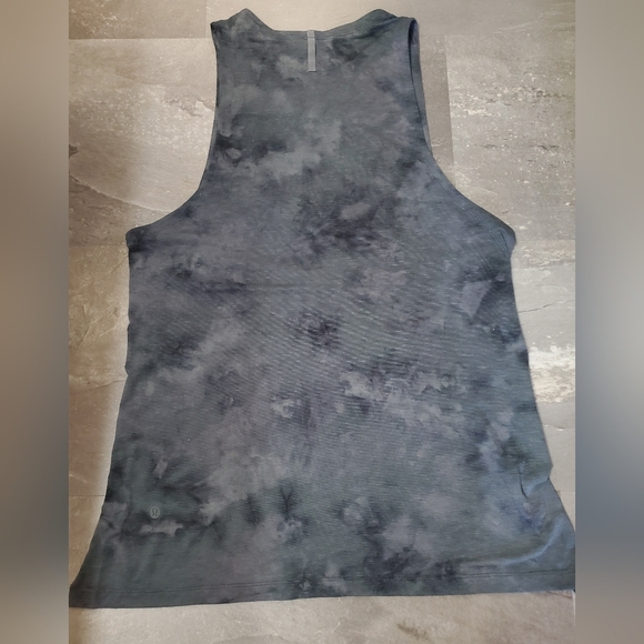 Lululemon Always Agile Tank "Diamond Dye Asphalt Grey Black". Top. Men M. - Picture 9 of 10